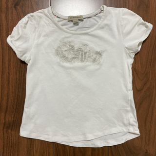バーバリー(BURBERRY)のBurberry バーバリー　116cm   白　Tシャツ(Tシャツ/カットソー)