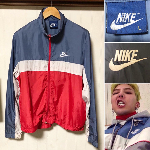 NIKE - G-DRAGON 着用❗️80s Nike 紺タグ ナイロンジャケットの通販