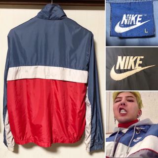 NIKE - G-DRAGON 着用❗️80s Nike 紺タグ ナイロンジャケットの