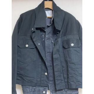 サカイ(sacai)の【sacai】20SS レイヤードデニムジャケット 綾野剛着用(Gジャン/デニムジャケット)