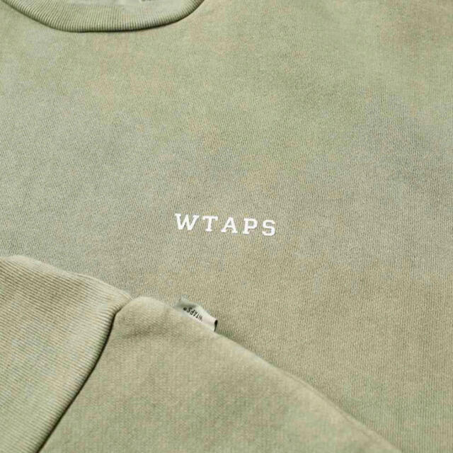 W)taps(ダブルタップス)のWTAPS19aw COLLEGE. DESIGN CREW NECK オリーブ メンズのトップス(スウェット)の商品写真