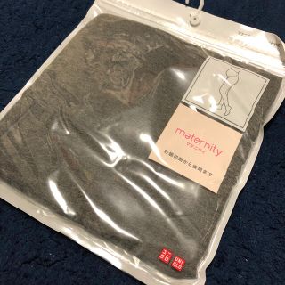 ユニクロ(UNIQLO)の新品　ユニクロ　マタニティ　レギンス  10分丈　ダークグレー　L シンプル(マタニティタイツ/レギンス)