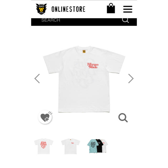 GDC(ジーディーシー)のGirls Don't Cry Human Made T-Shirt メンズのトップス(Tシャツ/カットソー(七分/長袖))の商品写真