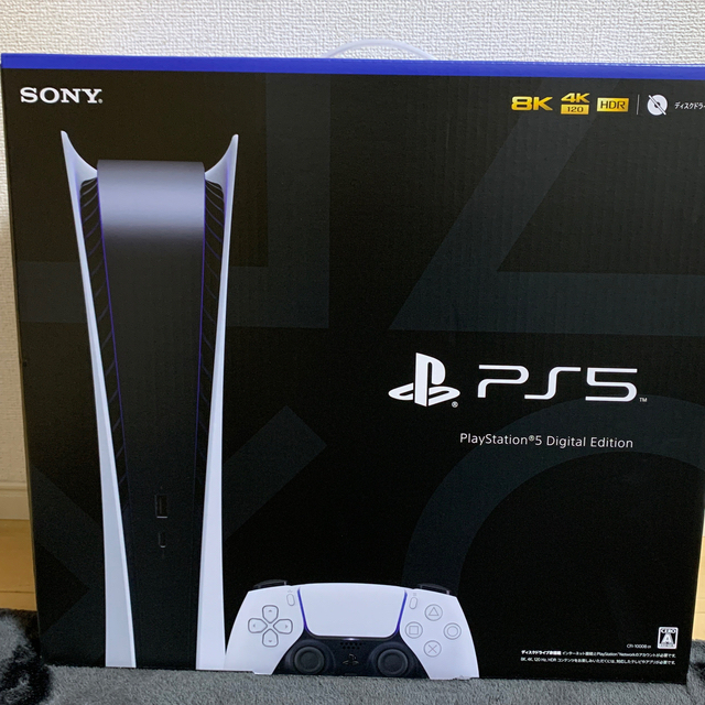 PlayStation(プレイステーション)のSONY PlayStation5 CFI-1000B01    1年間保証付き エンタメ/ホビーのゲームソフト/ゲーム機本体(家庭用ゲーム機本体)の商品写真