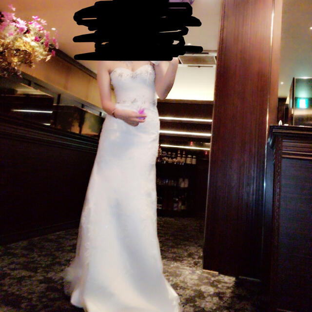 ホワイトロングドレス