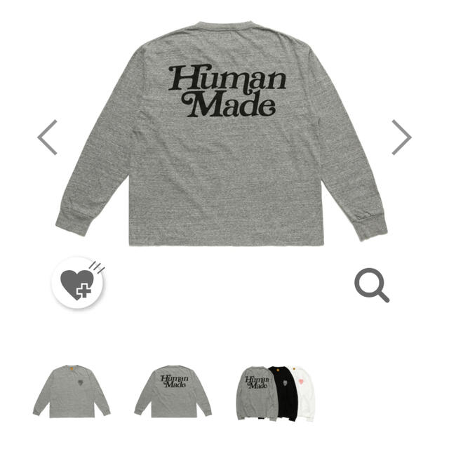 GDC(ジーディーシー)のhuman made girls dont cry LONG-T GDC M メンズのトップス(Tシャツ/カットソー(七分/長袖))の商品写真