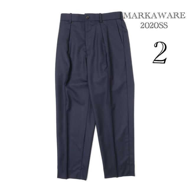 MARKAWEAR(マーカウェア)のMARKAWARE ORGANIC WOOL PEGTOP TROUSERS メンズのパンツ(スラックス)の商品写真