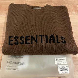 fog essentials ニット セーター エッセンシャルズ 茶色の通販 by shop ...