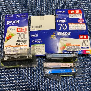 エプソン(EPSON)のEPSON 純正インク　4個セット　さくらんぼ印(PC周辺機器)