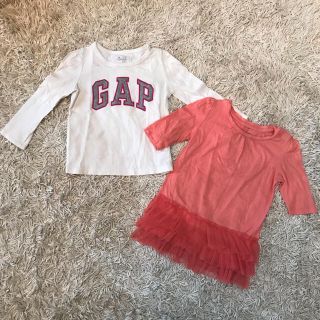 ベビーギャップ(babyGAP)のBaby gap チュニック・ロンT  2点セット サイズ80(シャツ/カットソー)