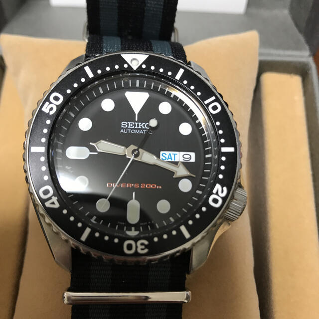 SEIKO(セイコー)のあっきー's様専用　SEIKO ダイバー　ブラックボーイ　SKX007J メンズの時計(腕時計(デジタル))の商品写真