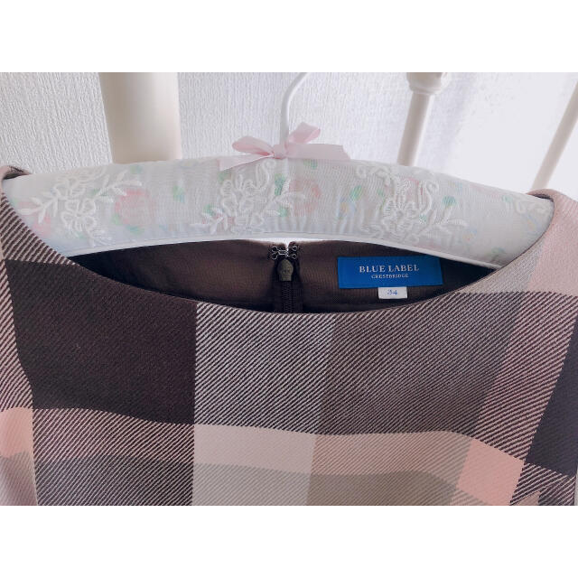 BURBERRY BLUE LABEL(バーバリーブルーレーベル)のブルーレーベルクレストブリッジ♡ワンピース レディースのワンピース(ひざ丈ワンピース)の商品写真