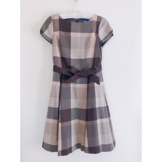 バーバリーブルーレーベル(BURBERRY BLUE LABEL)のブルーレーベルクレストブリッジ♡ワンピース(ひざ丈ワンピース)