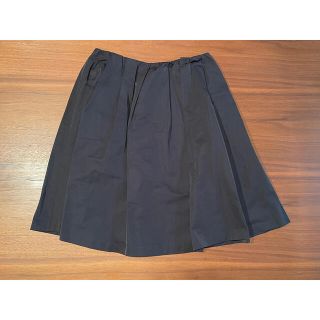 美品 NOLLEYS  FREDY emue スカート ネイビー ブラック 38(ひざ丈スカート)
