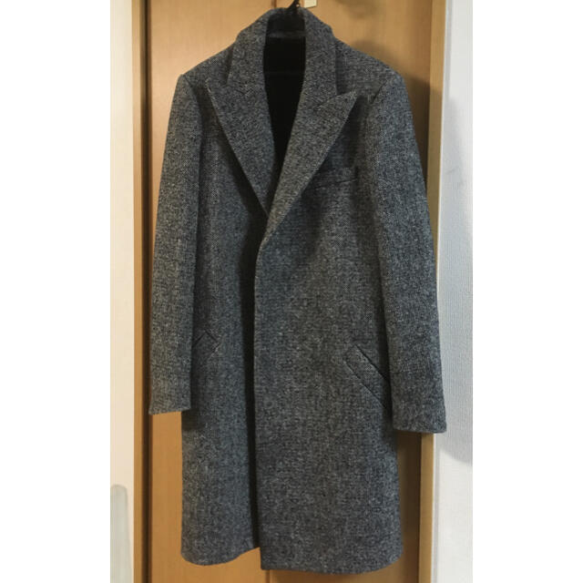 CARVEN(カルヴェン)のカルヴェン CARVENチェスターコート15AW灰サイズ44定価128,700円 メンズのジャケット/アウター(チェスターコート)の商品写真