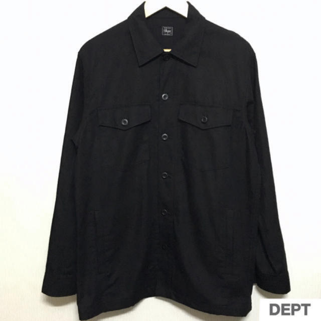 DEPT(デプト)のDEPT CPO デプト カバーオール シャツジャケット 美品 リネン RRL メンズのジャケット/アウター(カバーオール)の商品写真