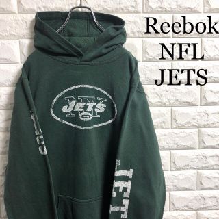 リーボック(Reebok)のReebok  NFL  JETS  スウェットパーカー　Lサイズ相当(パーカー)