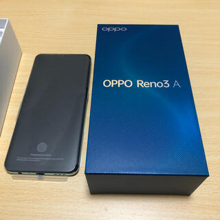 アンドロイド(ANDROID)のOPPO Reno3 A ホワイト simフリー Y!mobile(スマートフォン本体)