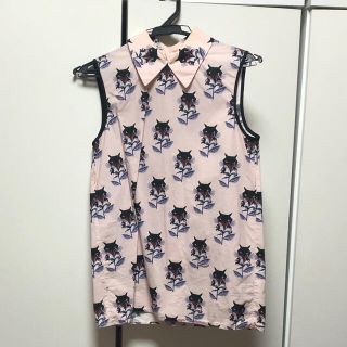 ミュウミュウ(miumiu)のmiumiu 猫ブラウス(シャツ/ブラウス(半袖/袖なし))