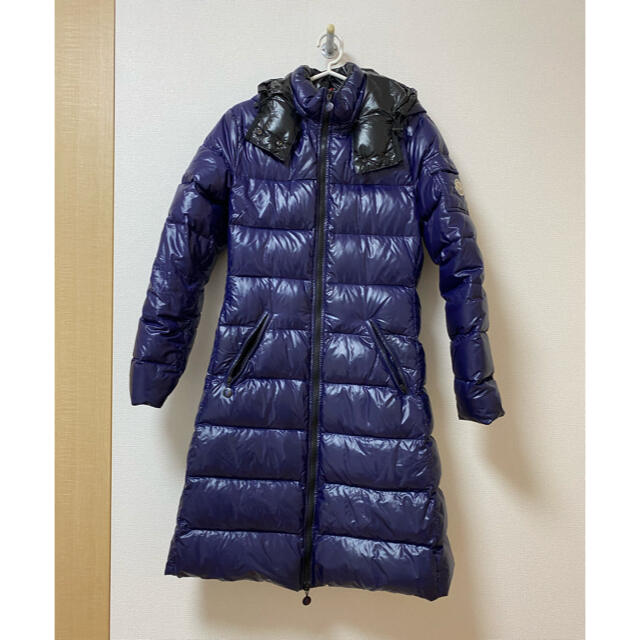 ハル様専用 MONCLER ロングダウン MOKA モカ サイズ1 ネイビー 中華の