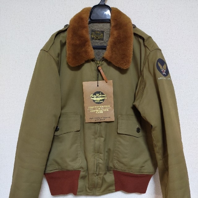 size38 バズリクソンズ B-10 赤リブ フライトジャケット 魅力的な価格
