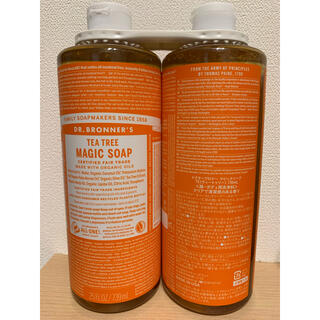 マジックソープ(Magic Soap)のドクターブロナー マジックソープ    ティートゥリー 739ml 2本(ボディソープ/石鹸)
