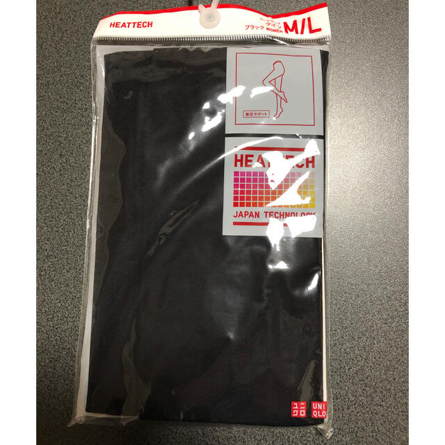 UNIQLO(ユニクロ)のUNIQLO ヒートテックタイツ ブラック M/L 新品 レディースのレッグウェア(タイツ/ストッキング)の商品写真