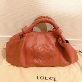 ロエベ(LOEWE)のピピまま様　ロエベ　ナッパアイレ　ピンク　美品(トートバッグ)