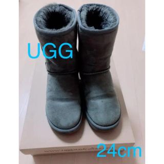 アグ(UGG)のUGG アグ ムートンブーツ グレー(ブーツ)