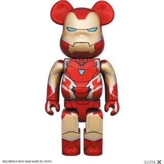 メディコムトイ(MEDICOM TOY)のbearbrick 1000%  IRON MAN MARK 85(その他)