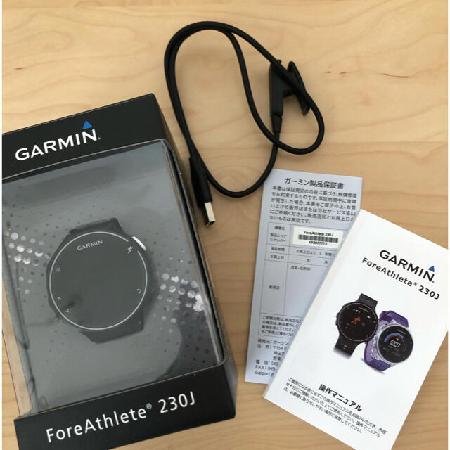 GARMIN(ガーミン)の美品　ガーミン　GARMIN ForeAthlete230J スポーツウォッチ スポーツ/アウトドアのトレーニング/エクササイズ(トレーニング用品)の商品写真