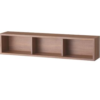 ムジルシリョウヒン(MUJI (無印良品))の無印良品　壁にかけられる家具　ウォールナット(棚/ラック/タンス)