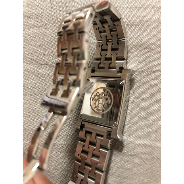 Hermes(エルメス)のエルメス  Hウォッチ　レアなブルーフェイス　自分ご褒美に レディースのファッション小物(腕時計)の商品写真