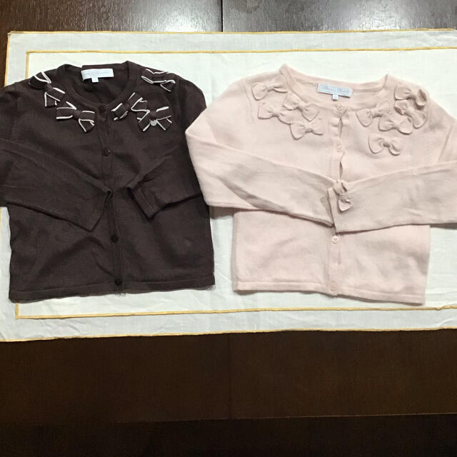 Tartine et Chocolat(タルティーヌ エ ショコラ)のタルティーヌエショコラ　120  まとめ キッズ/ベビー/マタニティのキッズ服女の子用(90cm~)(カーディガン)の商品写真