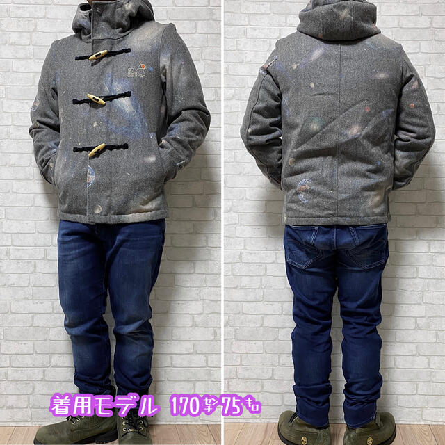 go slow caravan ゴースローキャラバン 宇宙柄 ダッフルコートの go slow caravan ゴースローキャラバン 宇宙柄 ダッフルコートの