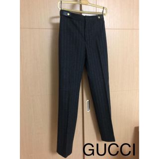 グッチ(Gucci)の4様専用！美品！GUCCI パンツ　レザーベルト付き　サイズ38  イタリア製(カジュアルパンツ)