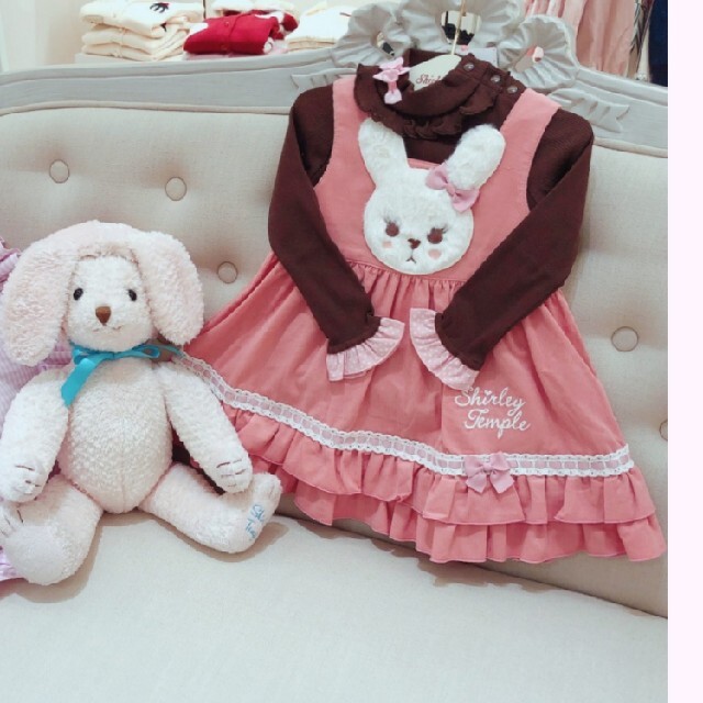 Shirley Temple(シャーリーテンプル)のシャーリーテンプル☆🐰jsk100 キッズ/ベビー/マタニティのキッズ服女の子用(90cm~)(ワンピース)の商品写真