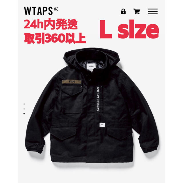 WTAPS WSFM BLACK Lサイズ 20FW