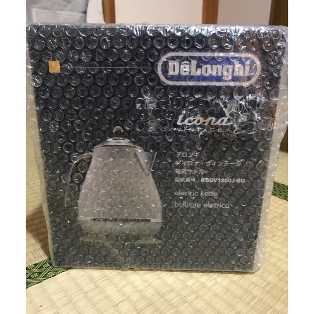 Delonghi Electric kettle ICONA Vintage Collection 1.0L Dolce Beige 1.0L  KBOV1200