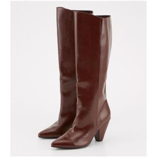 スライ(SLY)の【SLY】新品ロングブーツ ブラウン POINTED MIDI BOOTS(ブーツ)