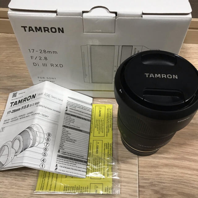 TAMRON(タムロン)のタムロン 17-28mm F2.8 Di Ⅲ RXD A046 SONY スマホ/家電/カメラのカメラ(レンズ(ズーム))の商品写真