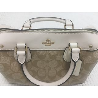 コーチ(COACH)のCOACH ミニボストンバッグ  ショルダー付き(ボストンバッグ)