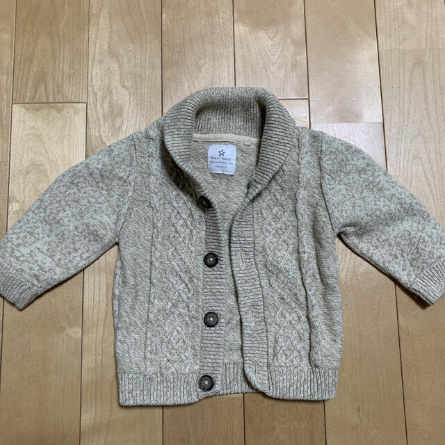 NEXT(ネクスト)のnext baby ニットカーディガン キッズ/ベビー/マタニティのベビー服(~85cm)(カーディガン/ボレロ)の商品写真