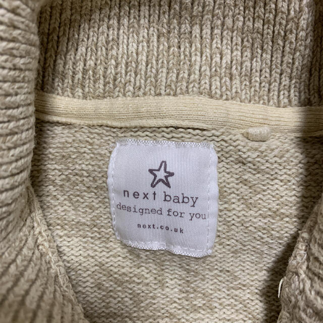 NEXT(ネクスト)のnext baby ニットカーディガン キッズ/ベビー/マタニティのベビー服(~85cm)(カーディガン/ボレロ)の商品写真