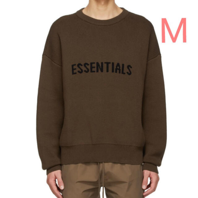 Essentials Exclusive Brown Logo Sweater