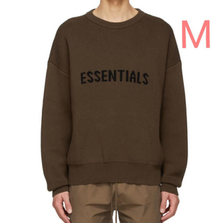 フィアオブゴッド(FEAR OF GOD)のEssentials Exclusive Brown Logo Sweater(ニット/セーター)