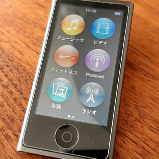アップル(Apple)のApple iPod nano 16GB 第7世代 おまけ付き(ポータブルプレーヤー)
