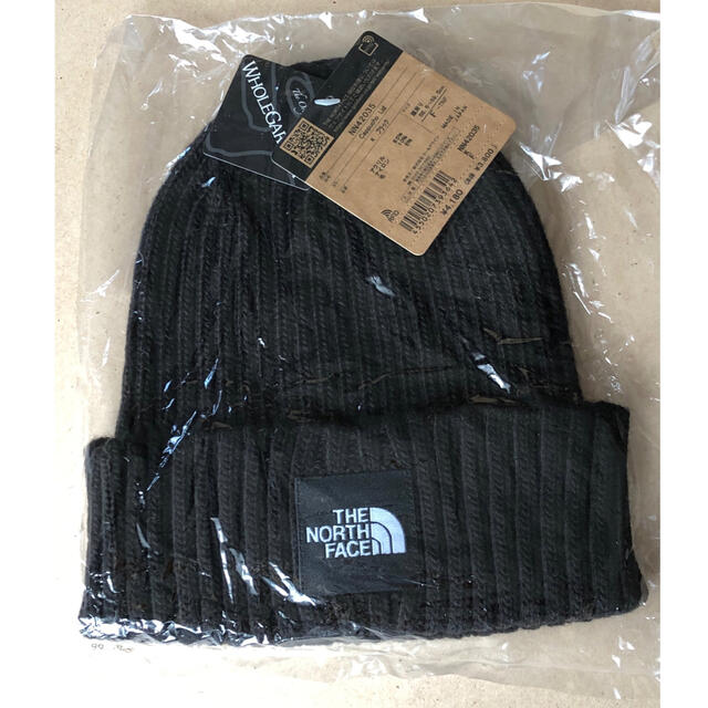 THE NORTH FACE(ザノースフェイス)のブラック ★ ニット帽 帽子 ★ ノースフェイス メンズの帽子(キャップ)の商品写真