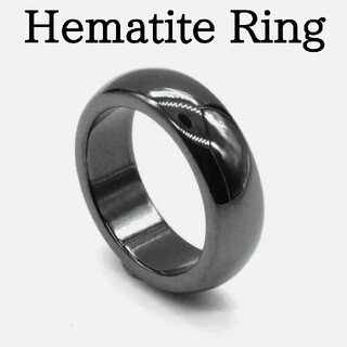 ヘマタイト　リング　磁気有　新品　数量限定(リング(指輪))
