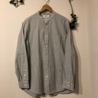 ジムフレックス(GYMPHLEX)のGymphlex チェック柄バンドカラーシャツ(シャツ)